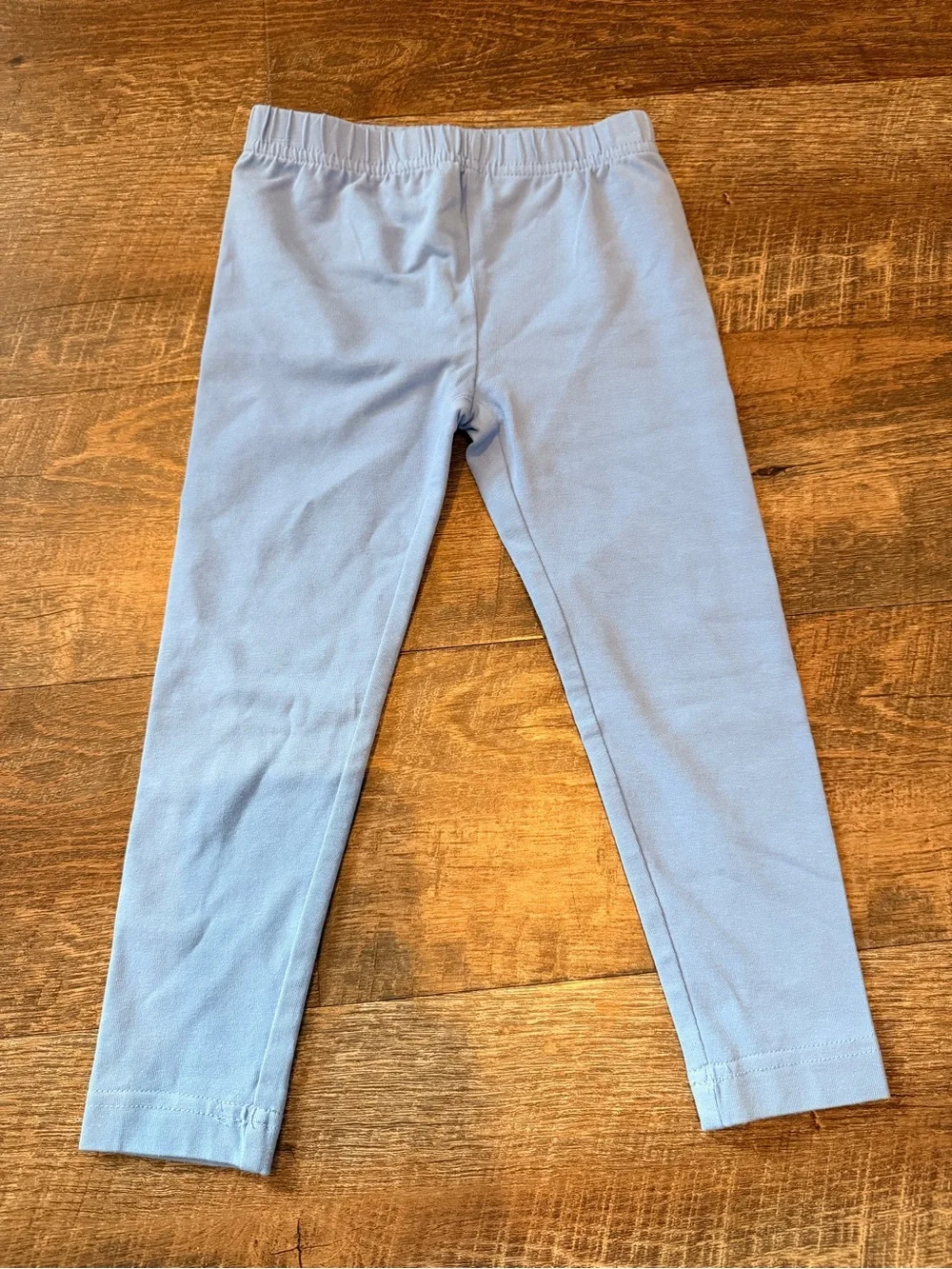 Hanna Andersson Blue Leggings Girls Size 3T Cotton Stretch Pull On Pants